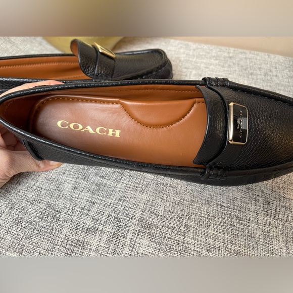 $149 Coach Mona Drives women’s shoes Black leather - Picture 8 of 8